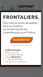 Mobile Screenshot of goffinet-energies.be
