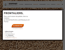 Tablet Screenshot of goffinet-energies.be
